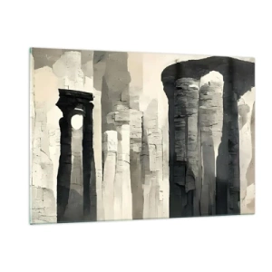 Schilderen op glas - De majesteit van de oudheid - 120x80 cm