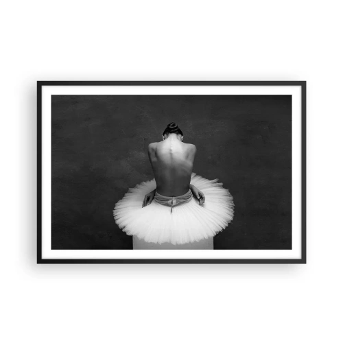 Poster in een zwarte lijst - Het bloeit gewoon - 91x61 cm