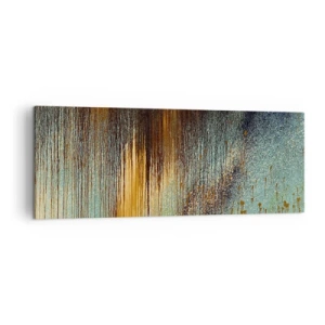 Schilderen op canvas - Een niet toevallig kleurrijke compositie - 140x50 cm