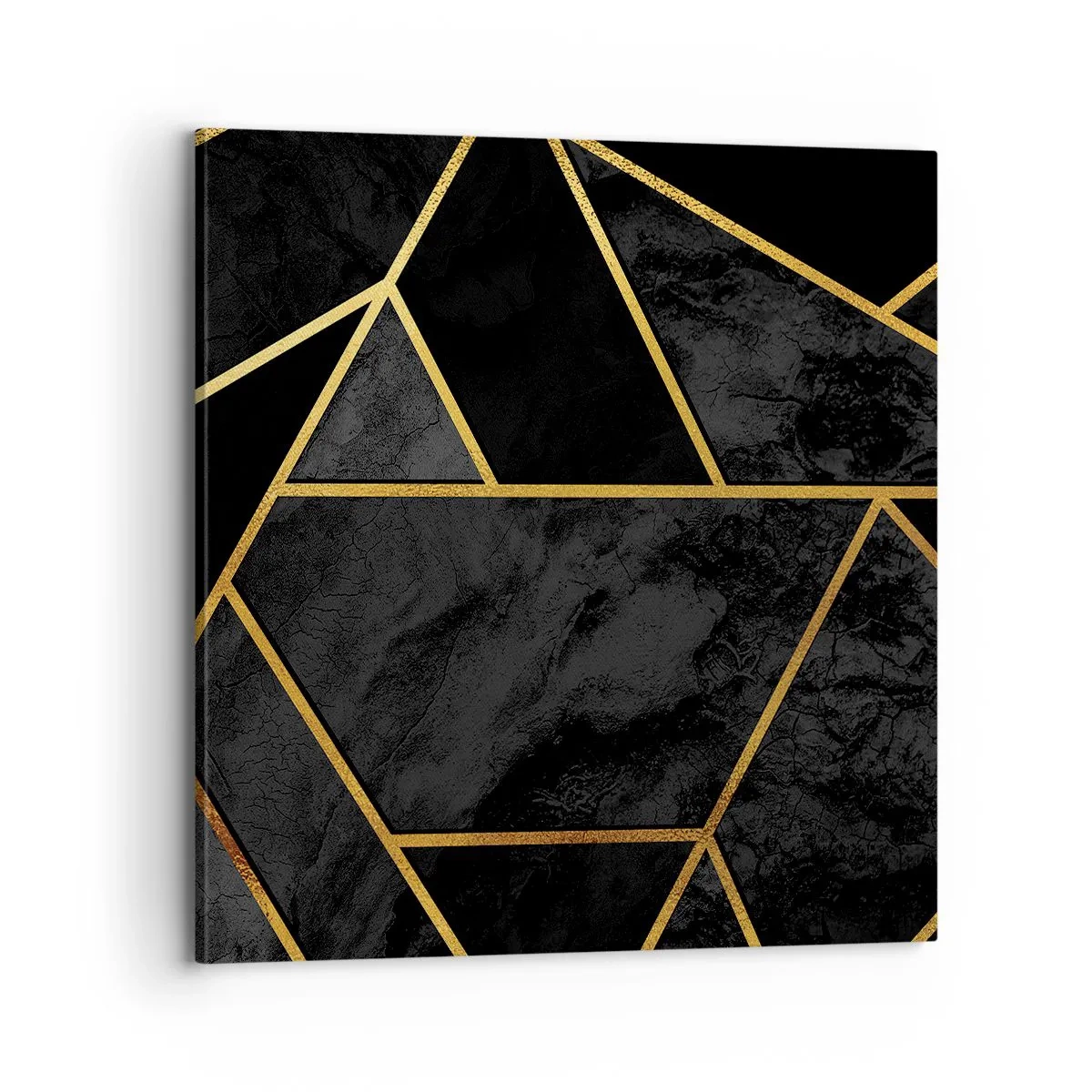 Schilderen op canvas - Duisternis en glans - 70x70 cm