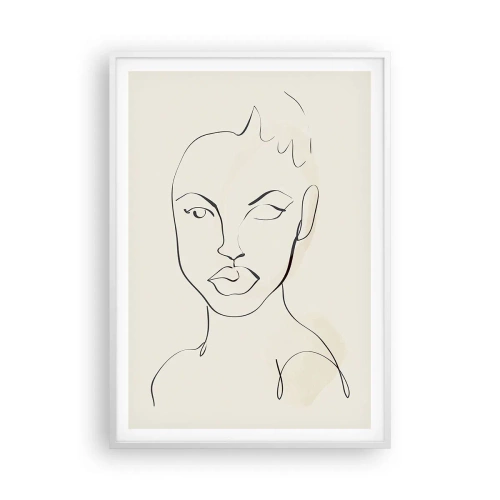 Poster in een witte lijst - Een overzicht van sensualiteit - 70x100 cm