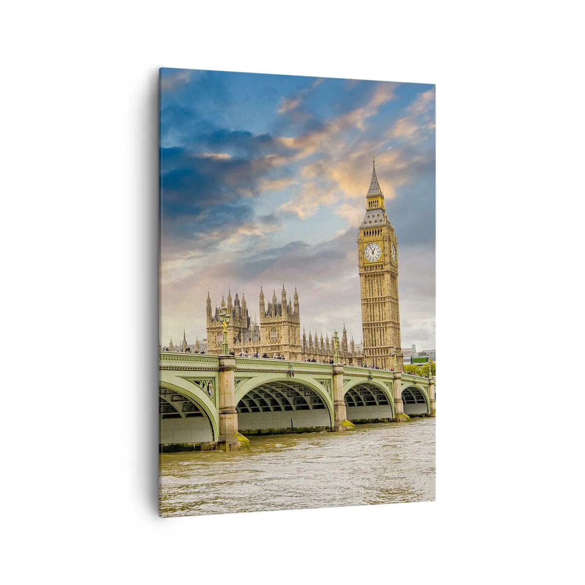 Schilderen op canvas - De tijd stond stil in het rijk - 70x100 cm