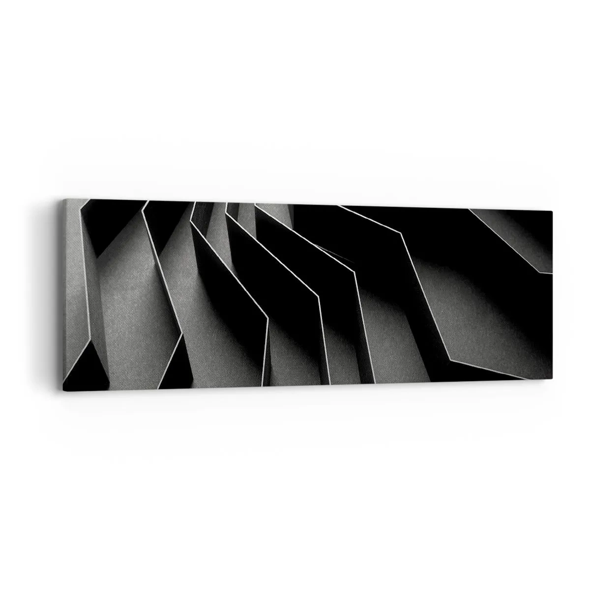 Schilderen op canvas - Ruimtelijke orde - 90x30 cm