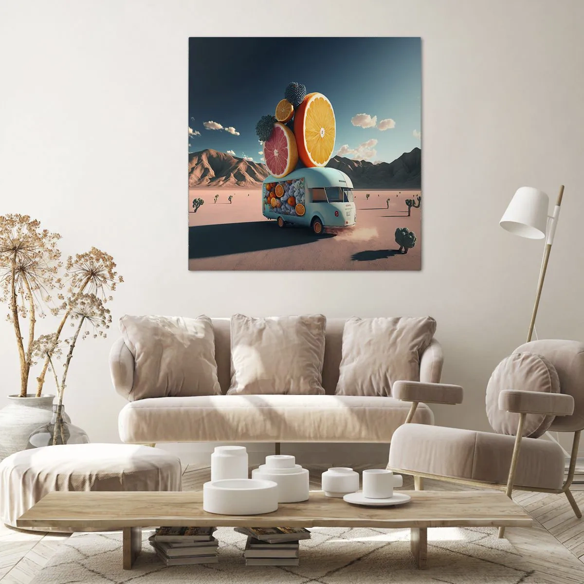 Schilderen op canvas - De smaak van vakantie - 50x50 cm