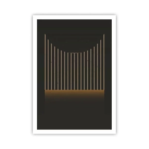 Poster - Verken de duisternis - 70x100 cm