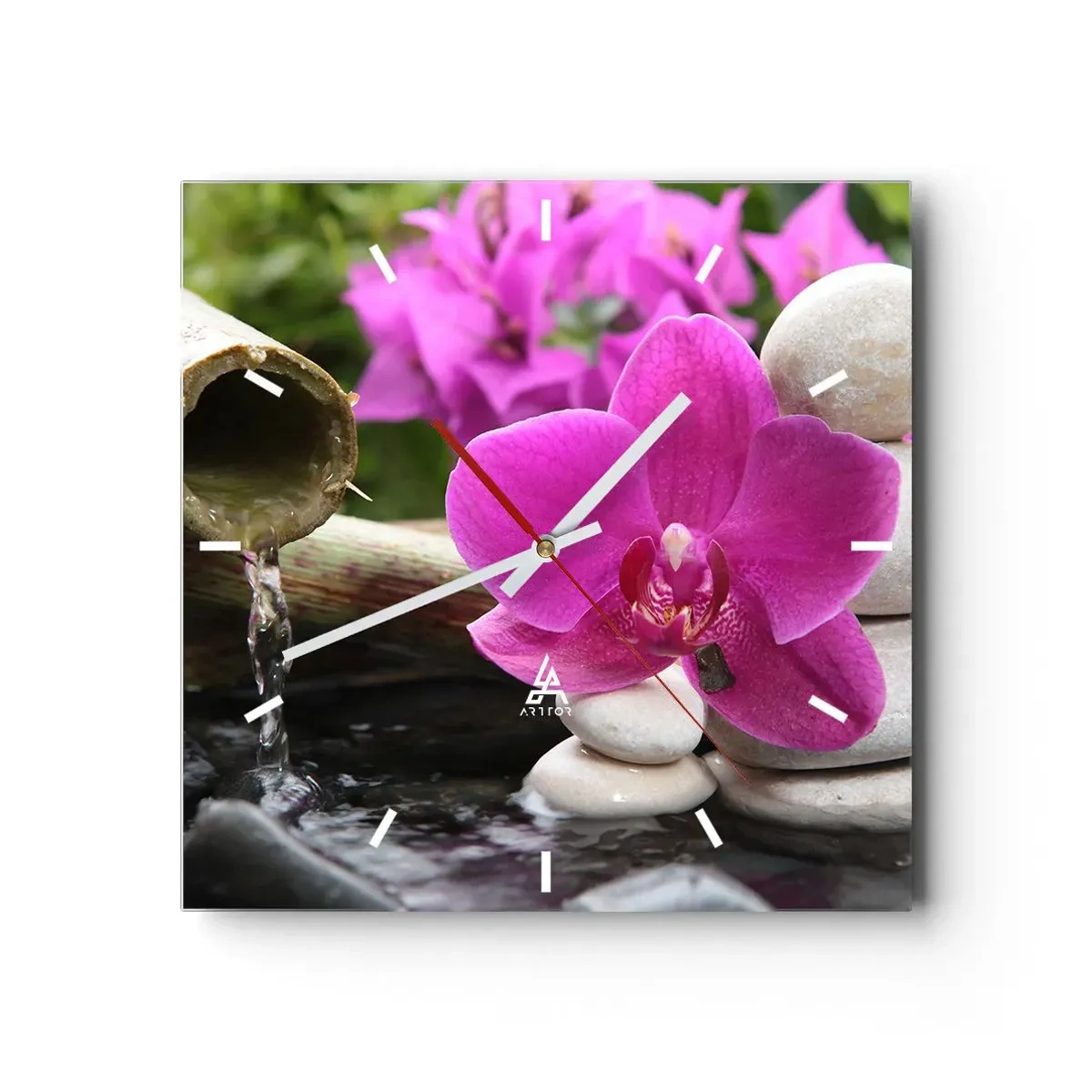 Wandklok - Klok - Je bent al aan het rusten - 40x40 cm