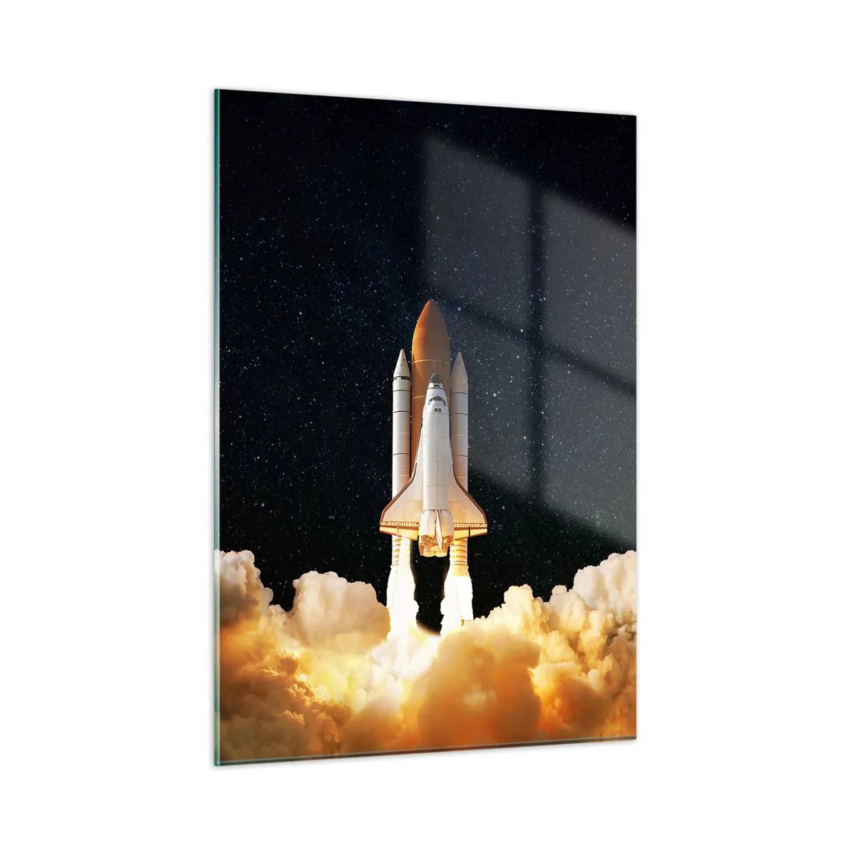 Schilderen op glas - Advertentie astra! - 50x70 cm