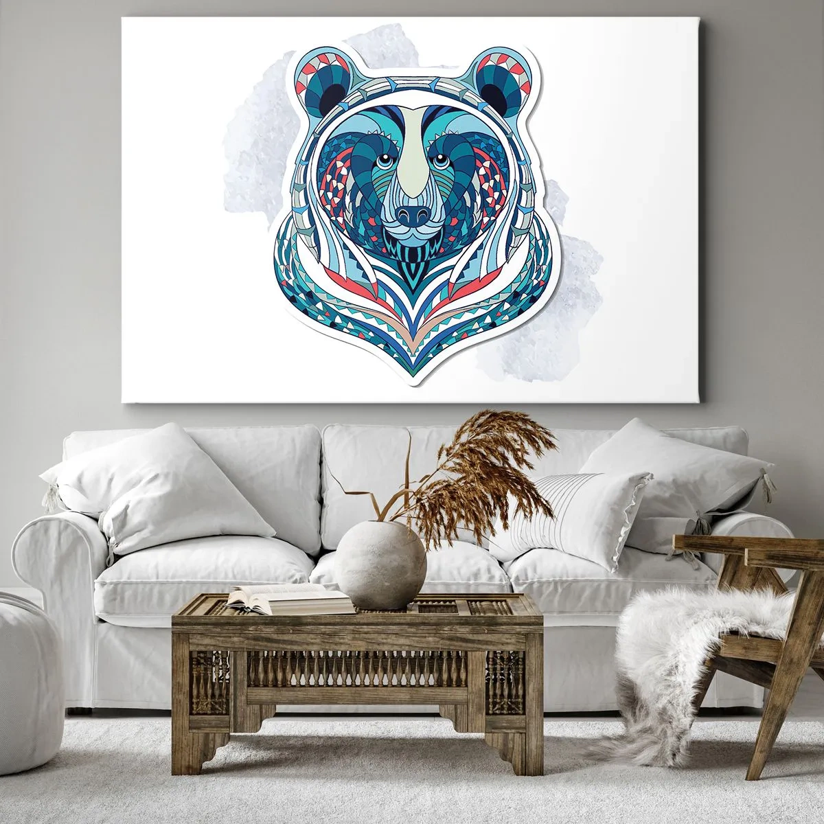 Schilderen op canvas - Eviva Groenlandia! - 100x70 cm