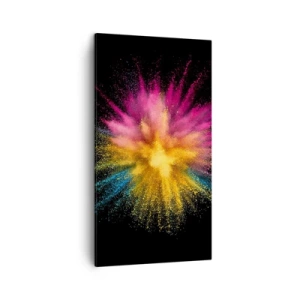 Schilderen op canvas - De geboorte van kleuren - 45x80 cm