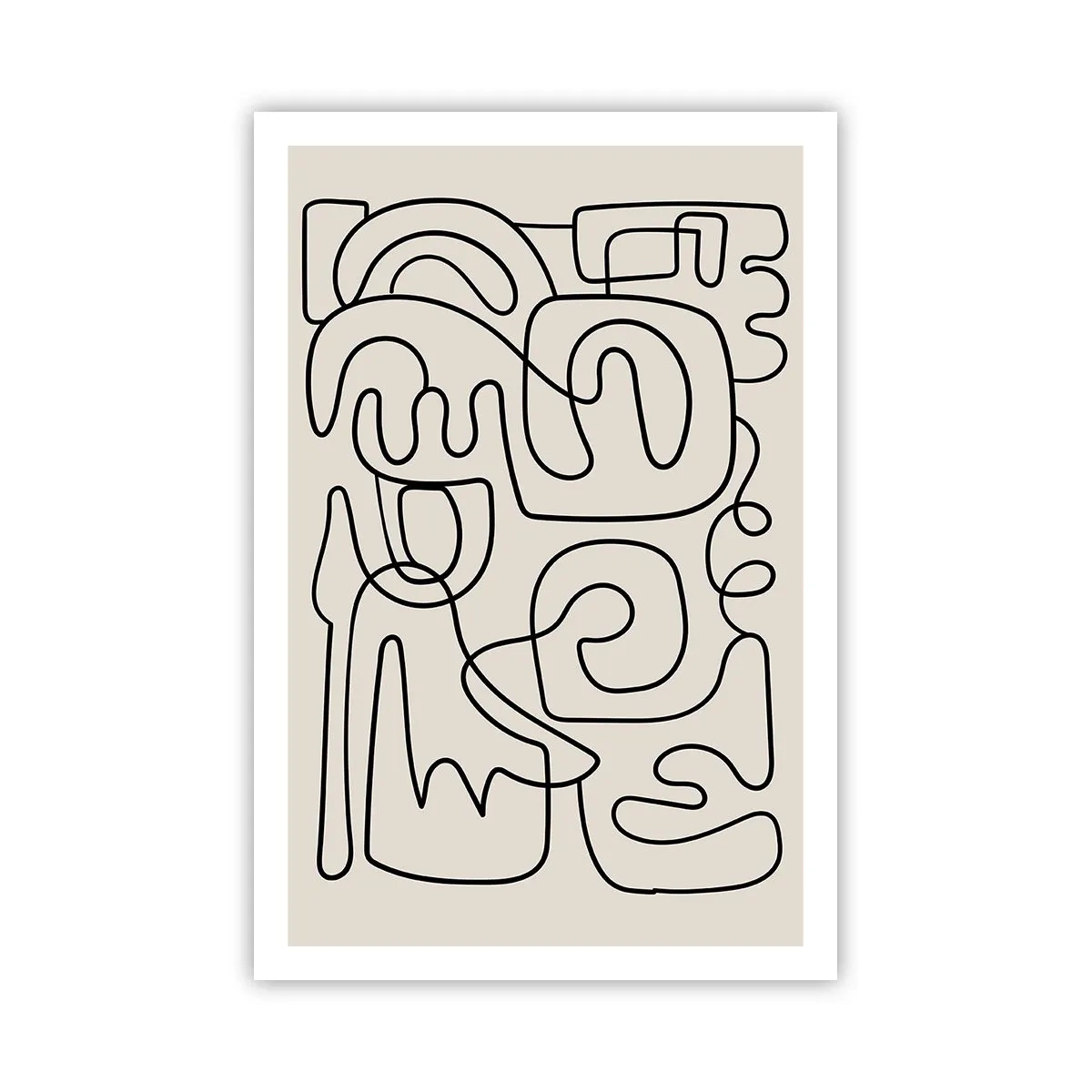 Poster - Volg het pad - 61x91 cm