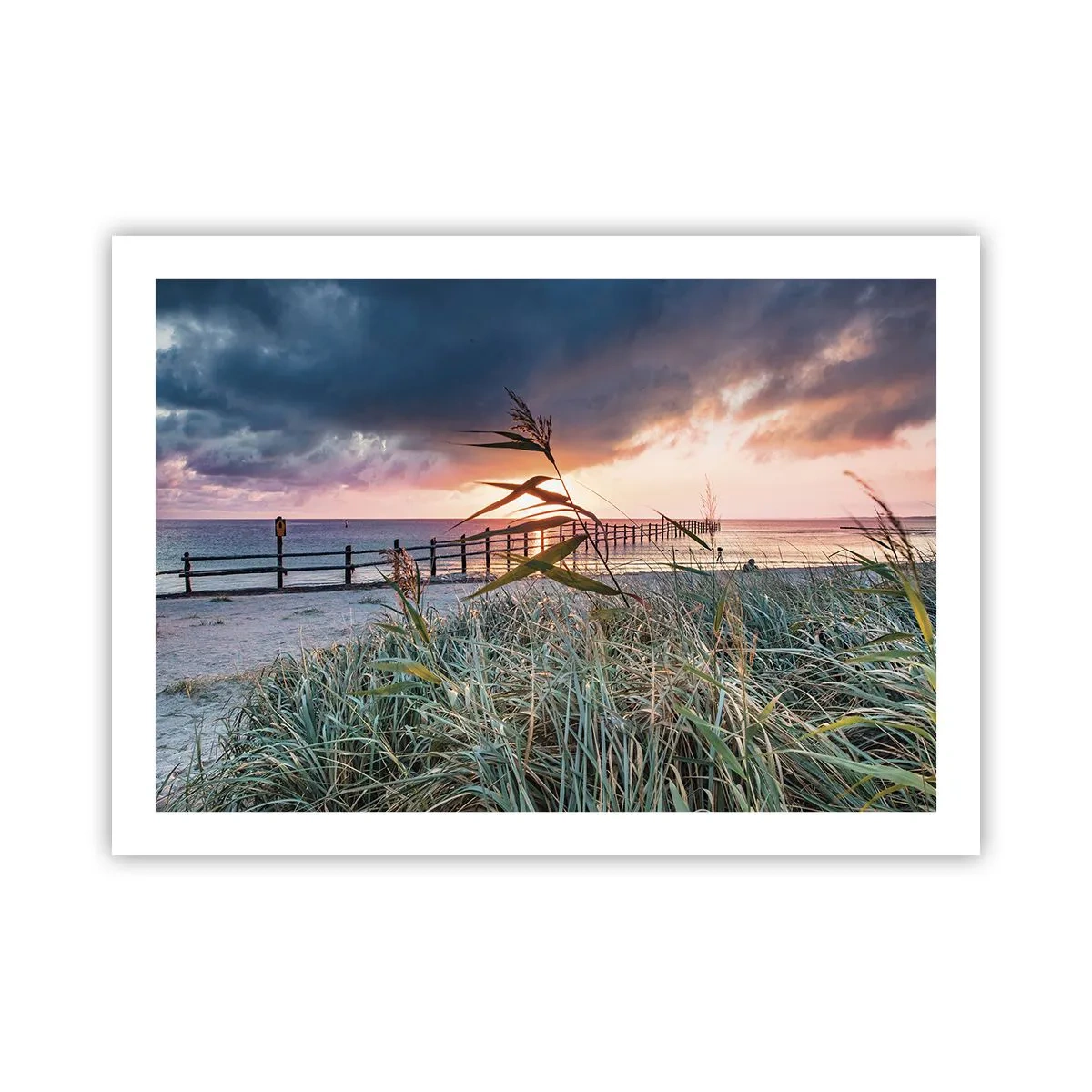 Poster - Het gaat niet met de wind mee - 70x50 cm