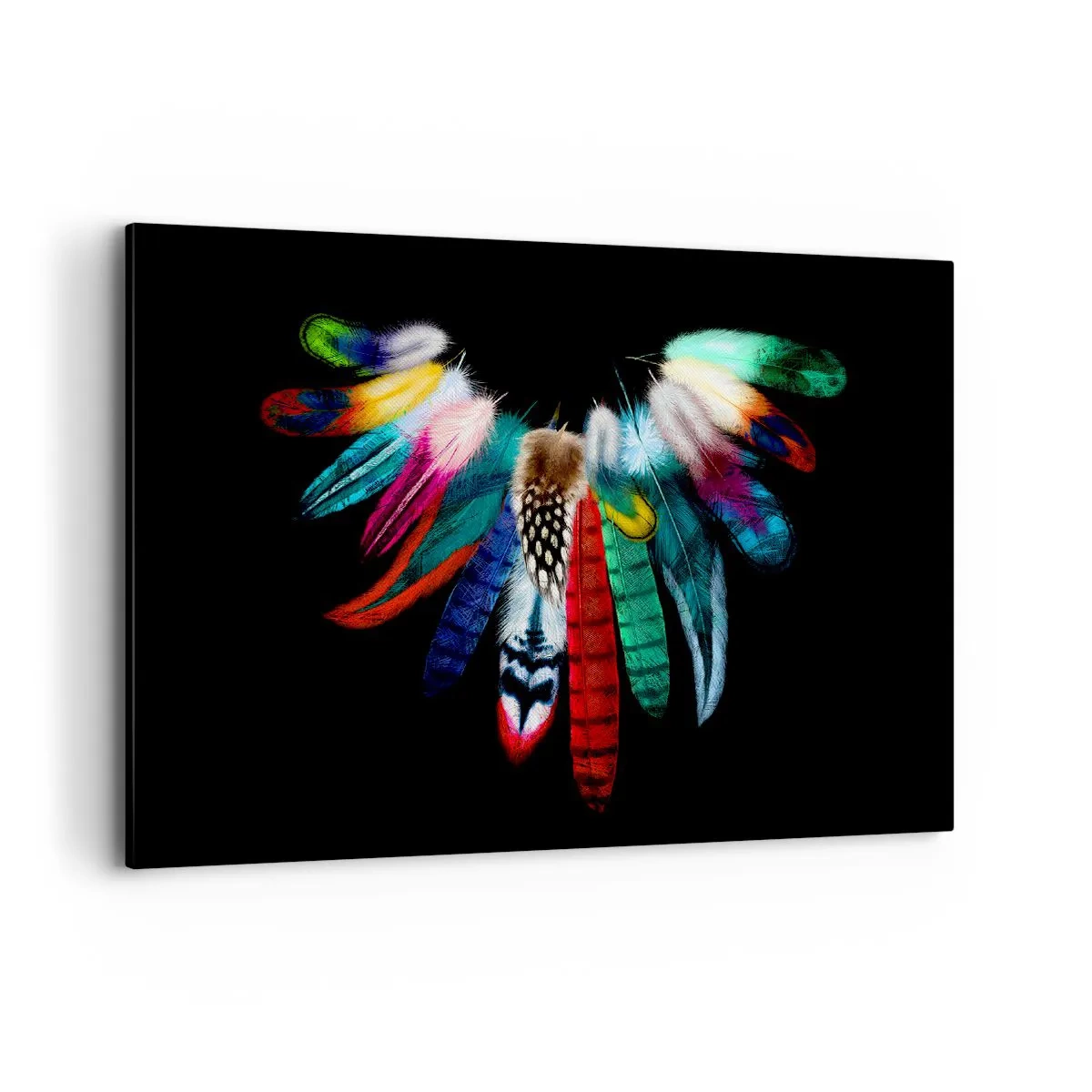 Schilderen op canvas - Indiase ketting - 100x70 cm