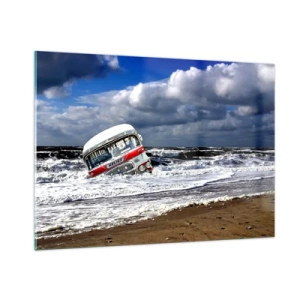 Schilderen op glas - En je bent verrast? - 100x70 cm