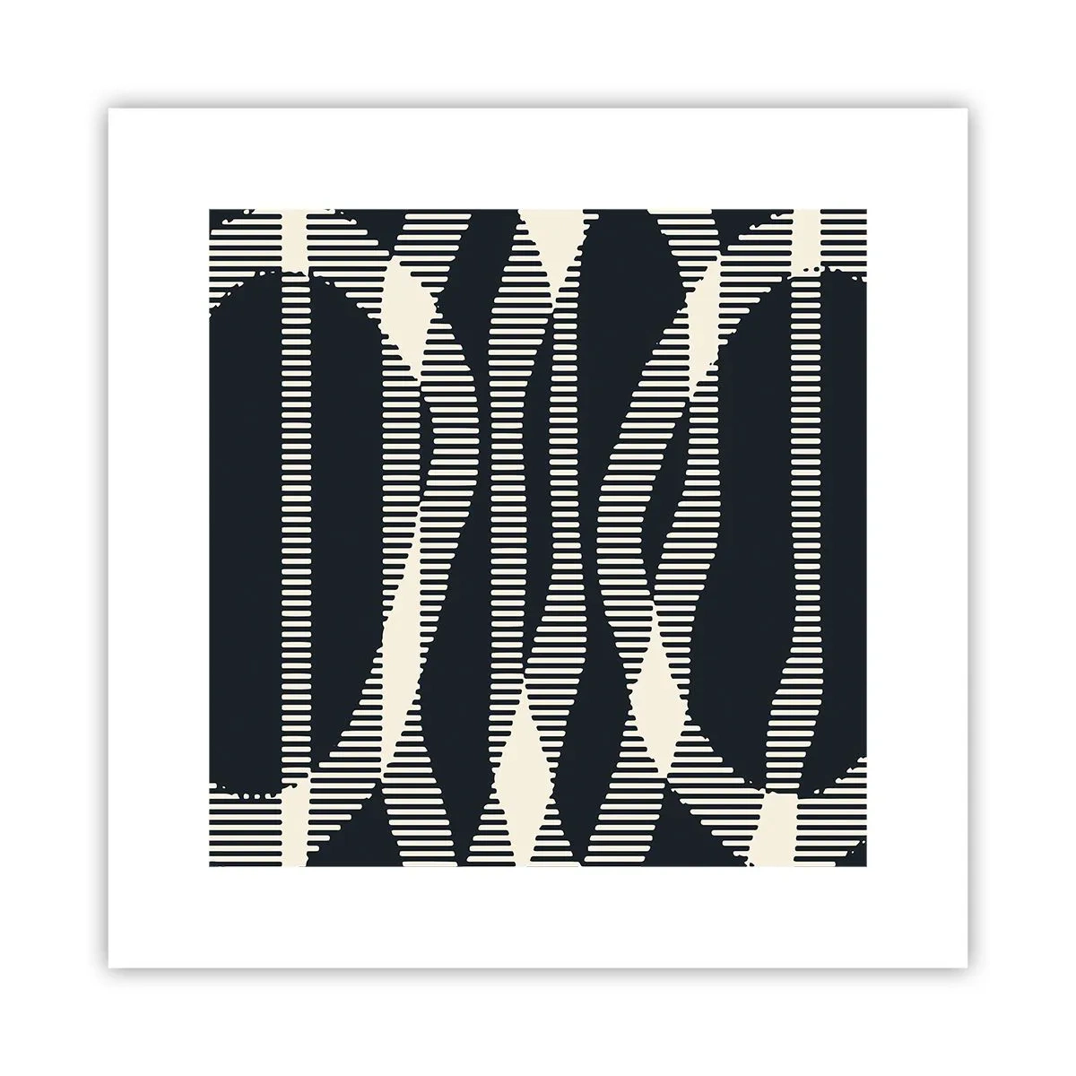 Poster - Een poging om de duisternis te doorbreken - 30x30 cm