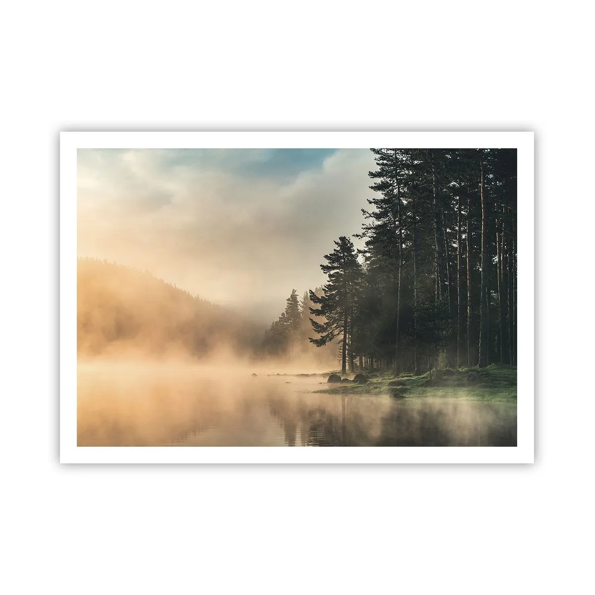 Poster - De geboorte van de dag - 100x70 cm