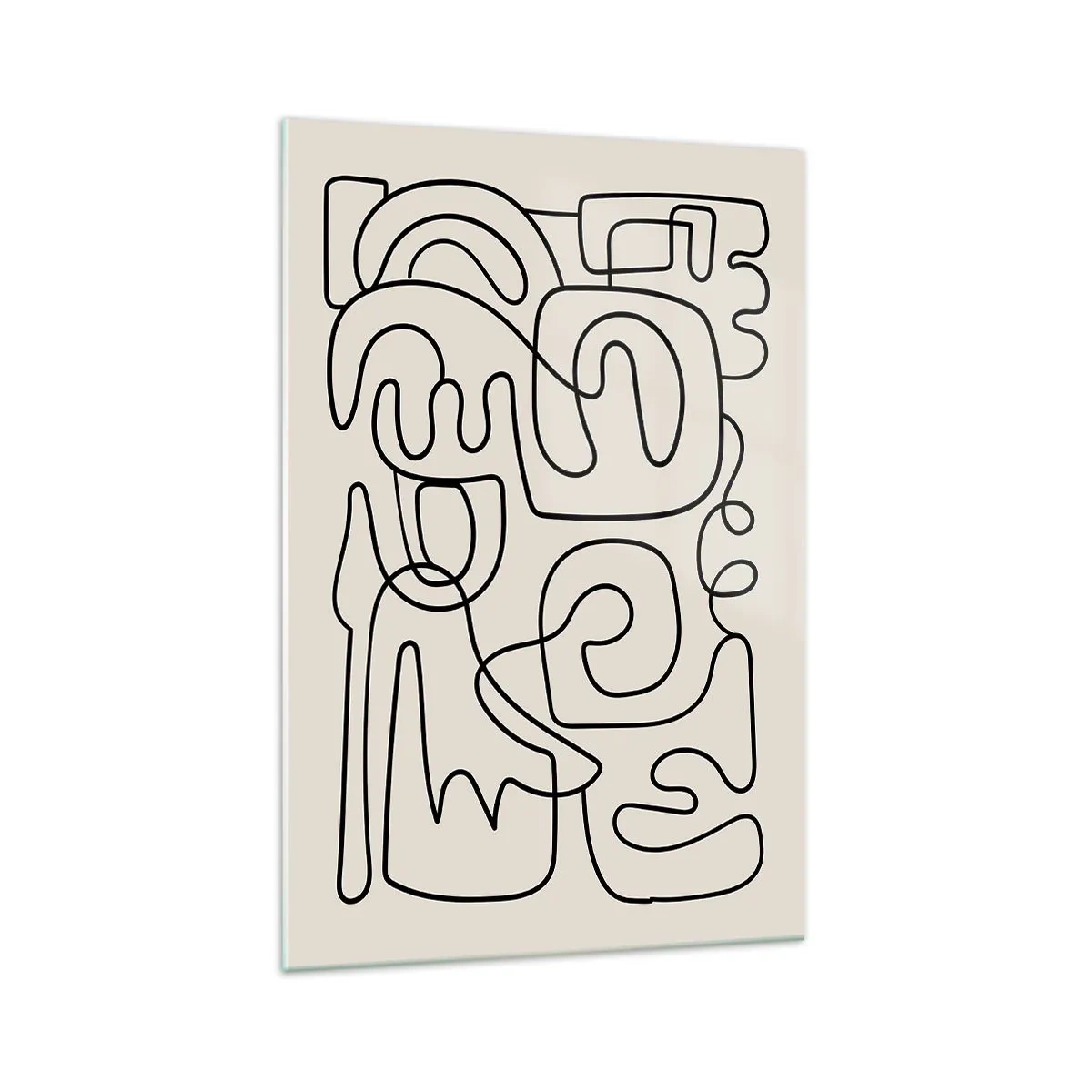 Schilderen op glas - Volg het pad - 70x100 cm