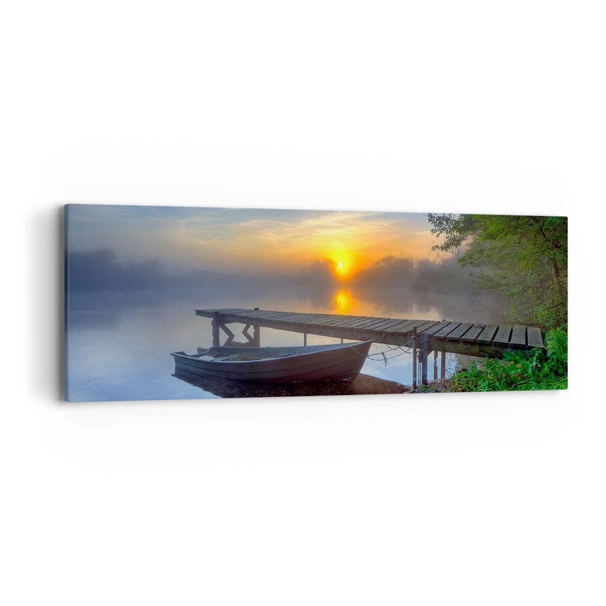 Schilderen op canvas - Hoe gewoon verandert in magie - 90x30 cm