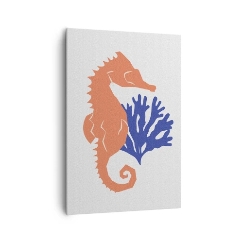 Schilderen op canvas - In een onderwaterweide - 70x100 cm