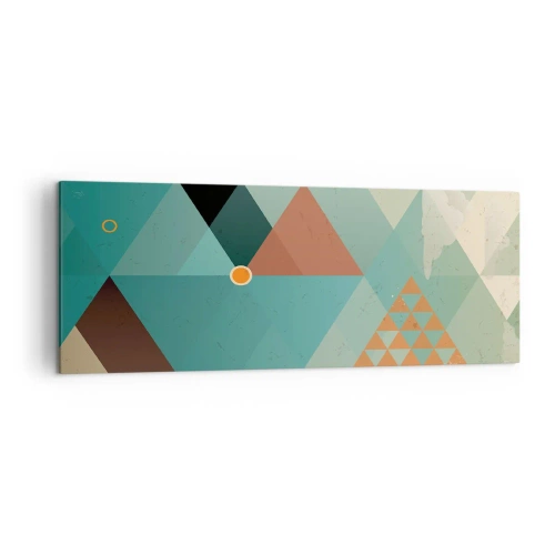 Schilderen op canvas - Eenheid van veelheid, veelheid van eenheid - 140x50 cm