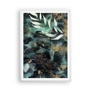 Poster in een witte lijst - Magische tuin - 70x100 cm