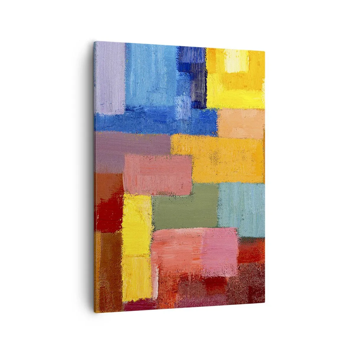 Schilderen op canvas - Elk is anders, allemaal kleurrijk - 50x70 cm