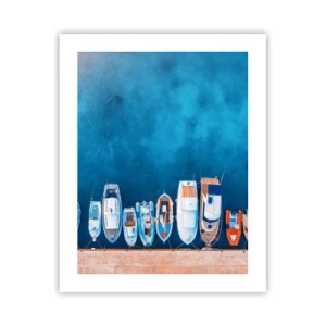 Poster - In één rij - 40x50 cm