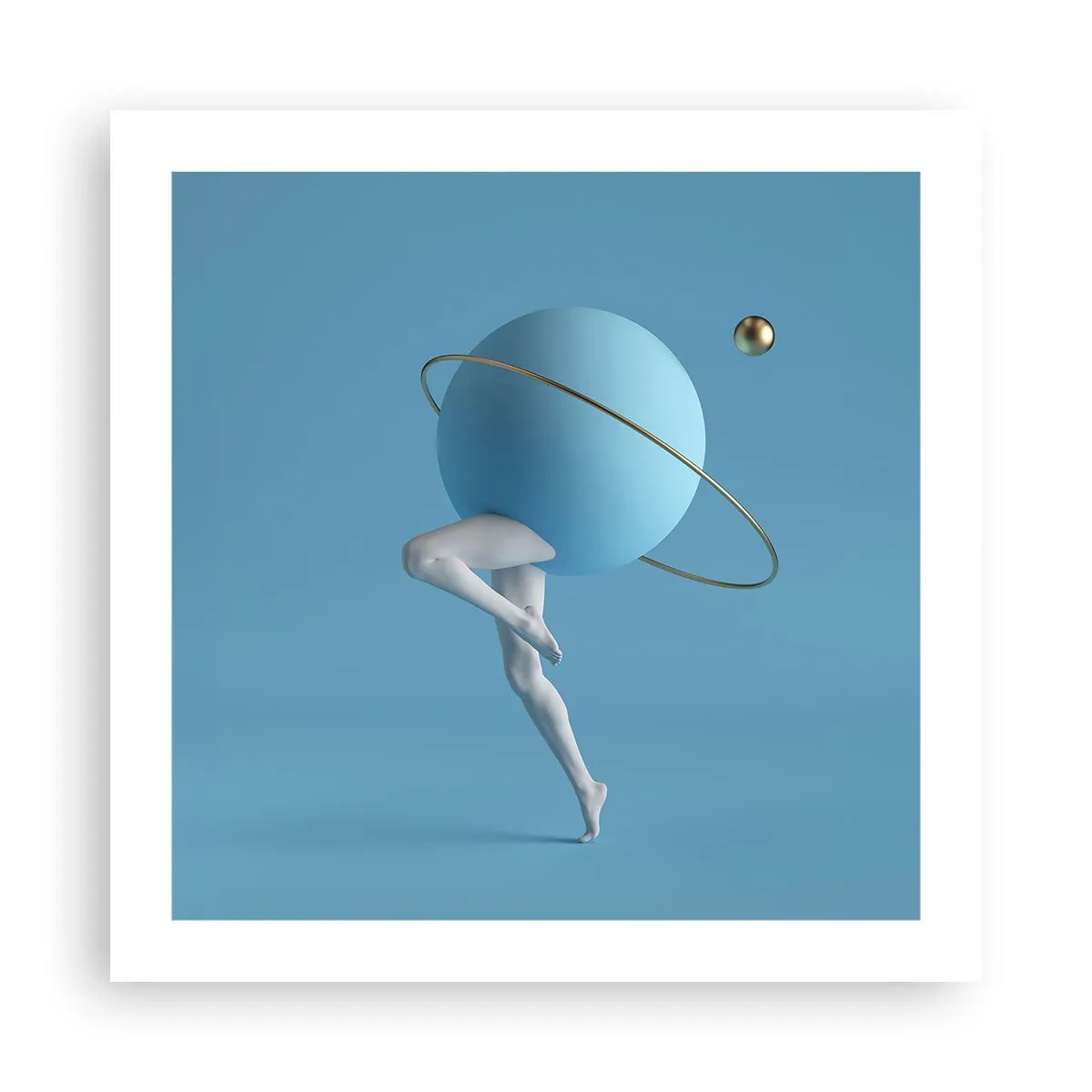 Poster - En de planeten zijn gek geworden - 50x50 cm