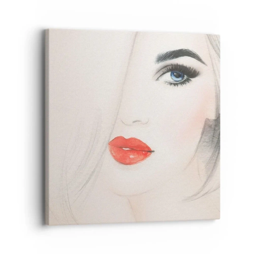 Schilderen op canvas - Het hypnotiseert en bedwelmt - 30x30 cm
