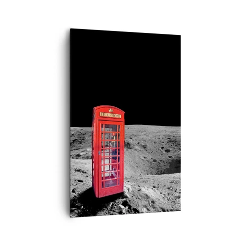 Schilderen op canvas - Een kosmische grap - 80x120 cm