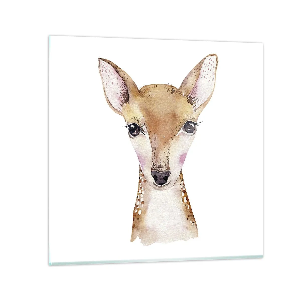 Schilderen op glas - De aard van onschuld - 70x70 cm