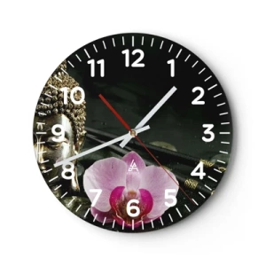 Wandklok - Klok - Harmonie van wijsheid en schoonheid - 30x30 cm