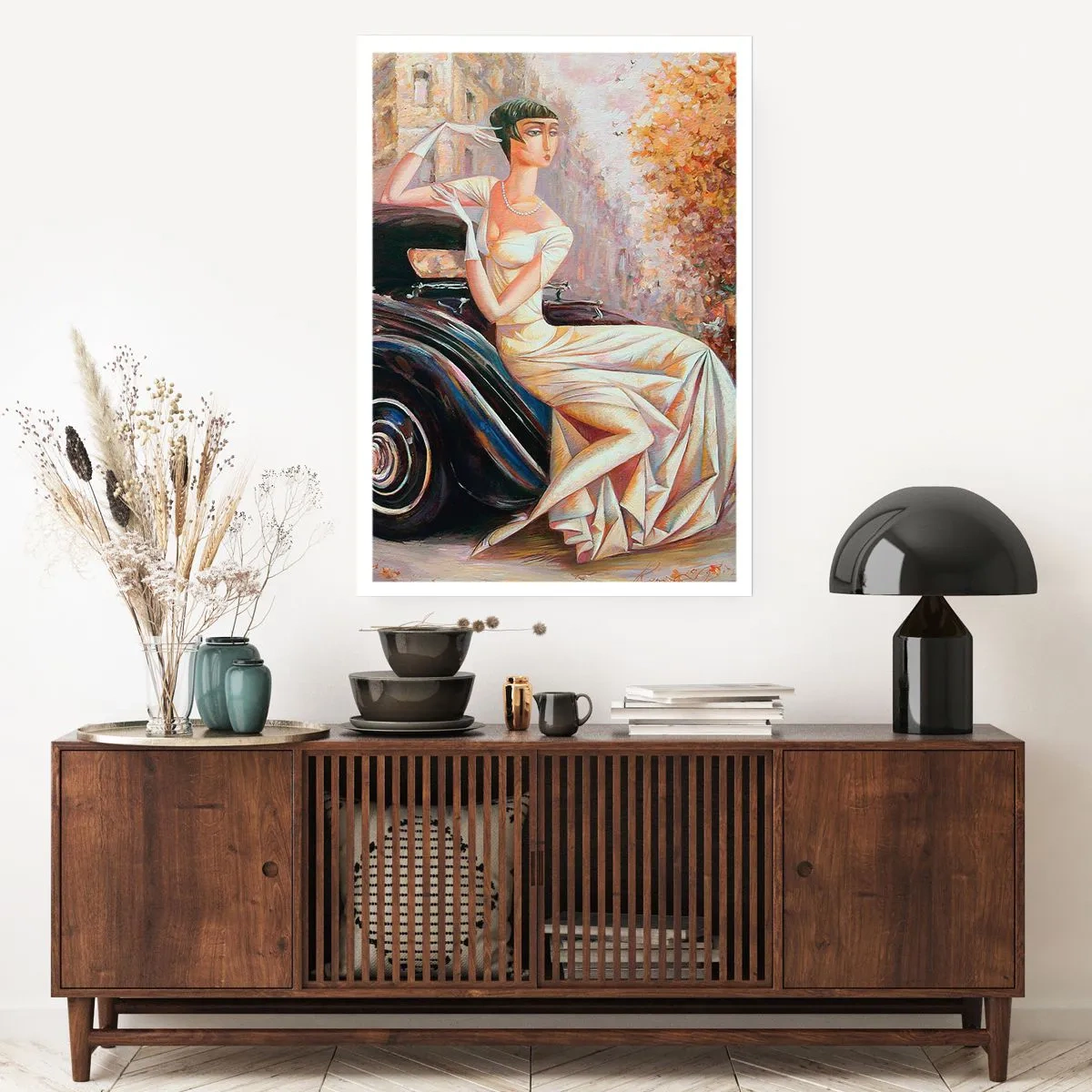 Poster - Elegantie in retrostijl - 50x70 cm