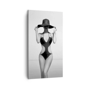 Schilderen op canvas - Mijn naam is: Elegantie - 45x80 cm