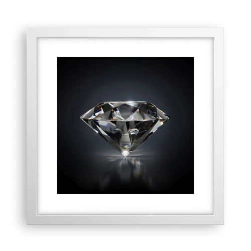 Poster in een witte lijst - Beste vriendinnen - 30x30 cm