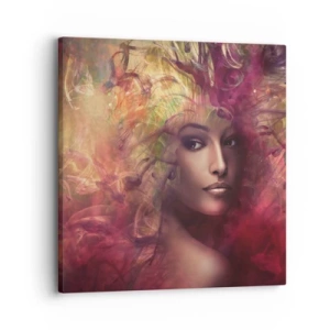 Schilderen op canvas - Ik ben hier! - 30x30 cm