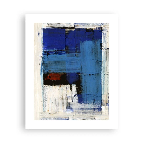 Poster - Het geheim van blauw - 40x50 cm