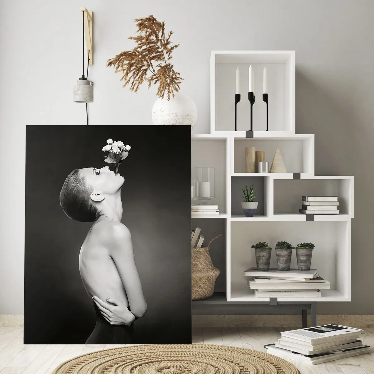 Schilderen op glas - Excentrieke elegantie - 50x70 cm