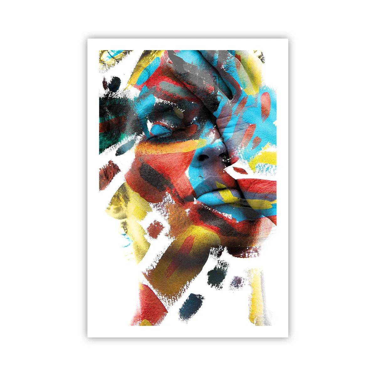 Poster - Een kleurrijke persoonlijkheid - 61x91 cm