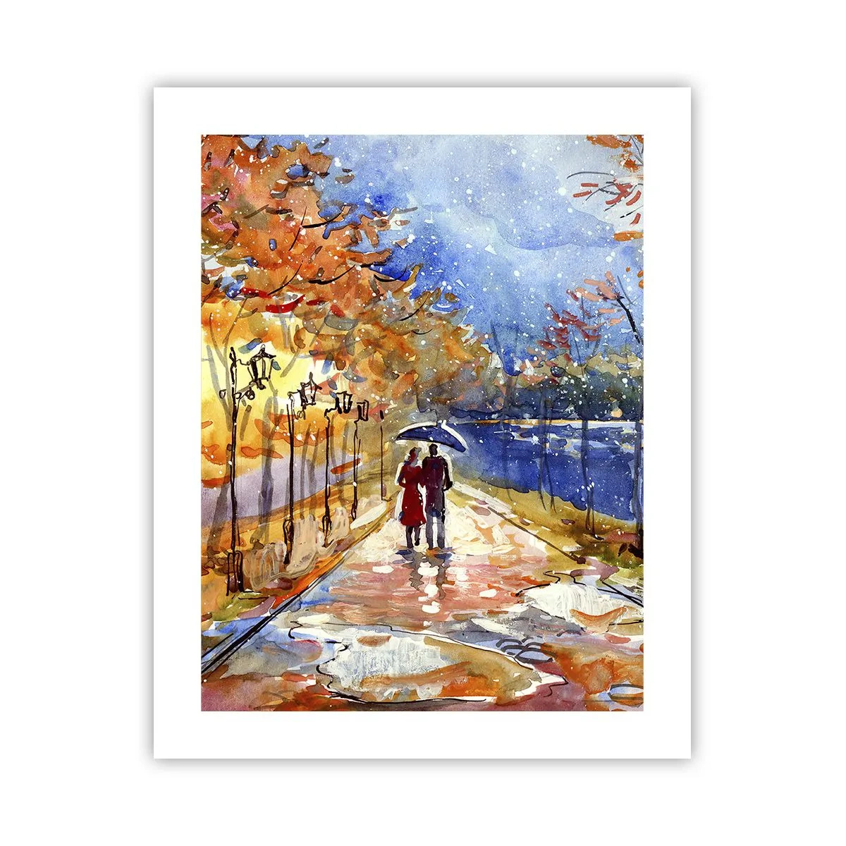 Poster - Samen tot de grens van de tijd - 40x50 cm