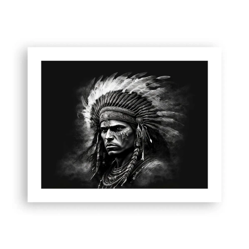 Poster - Een leider en strijder - 50x40 cm