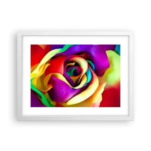 Poster in een witte lijst - Het is onmogelijk - 40x30 cm