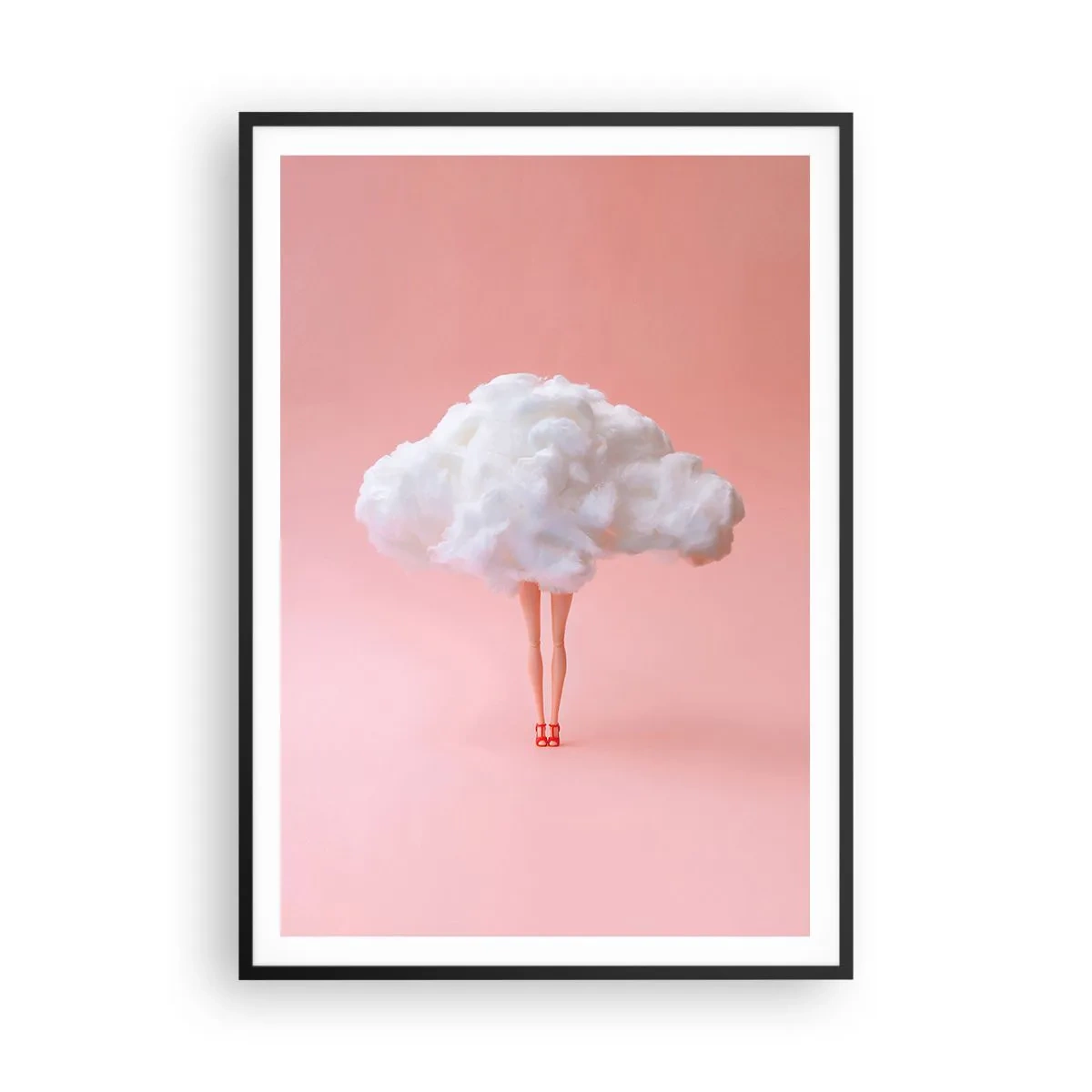 Poster in een zwarte lijst - Zoete belofte - 70x100 cm