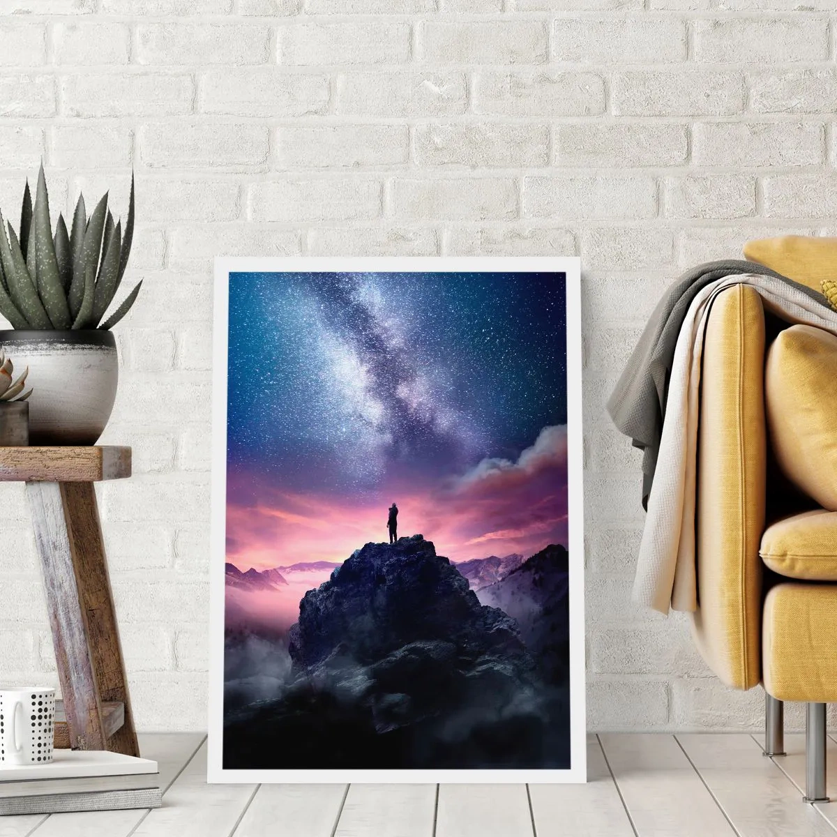 Poster - En hij voelde het leven - 50x70 cm