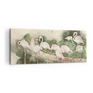 Schilderen op canvas - Exotische droom - 100x40 cm
