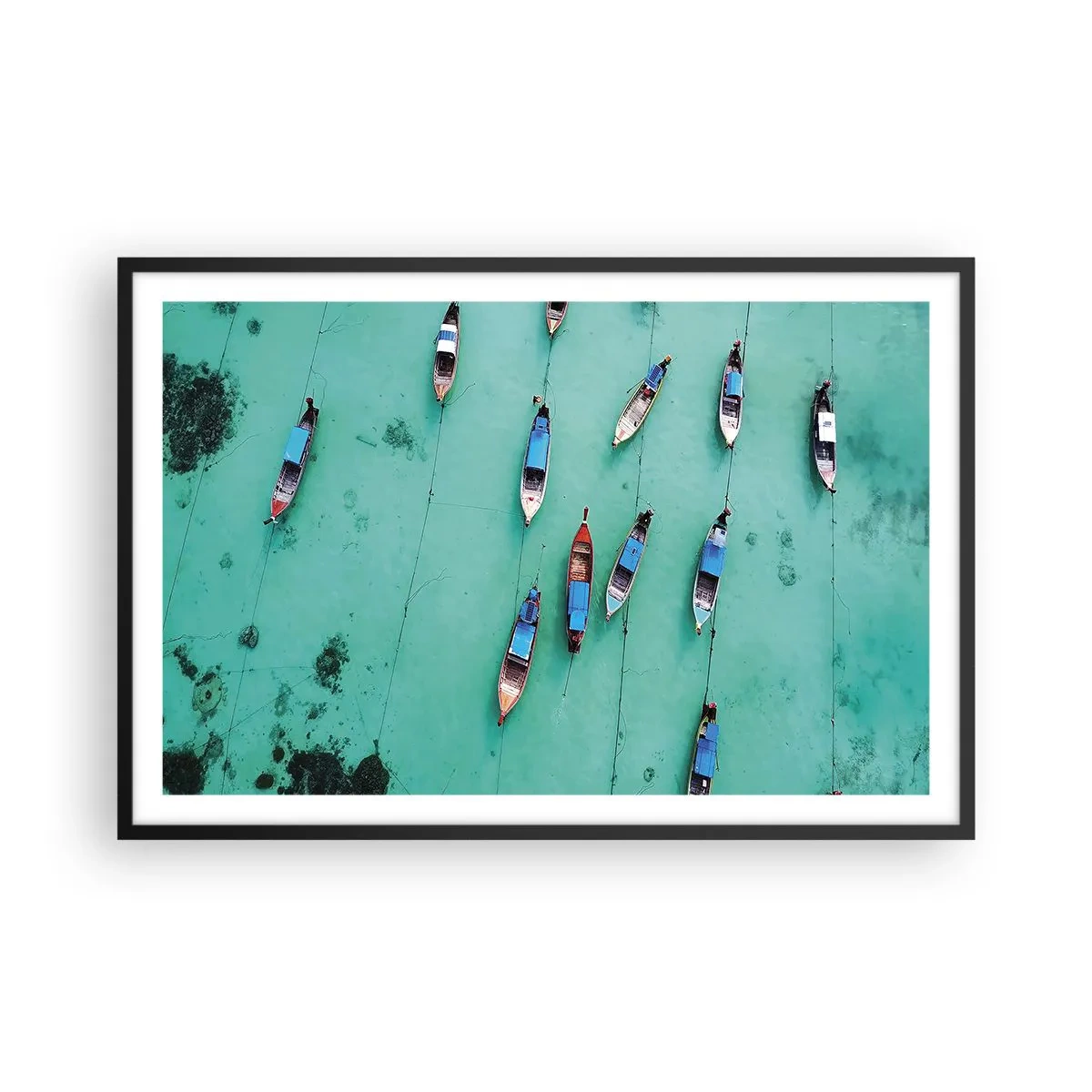 Poster in een zwarte lijst - In blijde verwachting - 91x61 cm