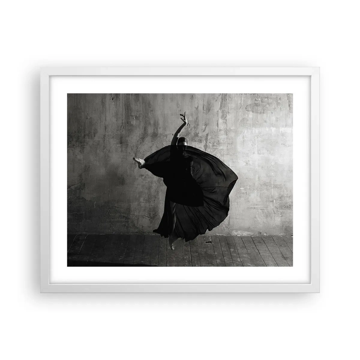 Poster in een witte lijst - Gepassioneerde riem - 50x40 cm