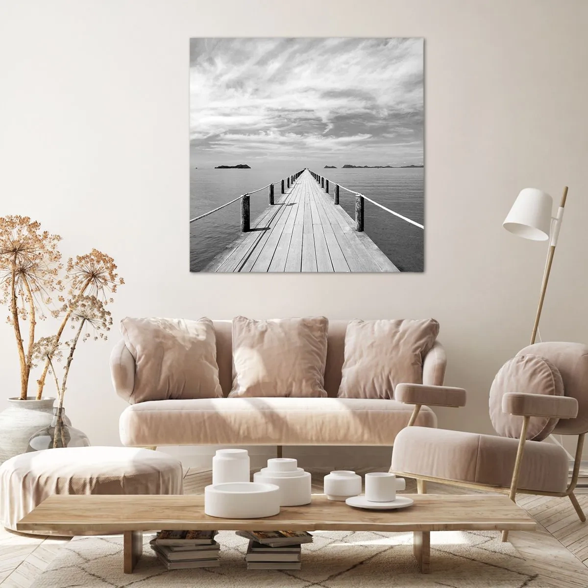 Schilderen op canvas - Of misschien een reis... - 30x30 cm
