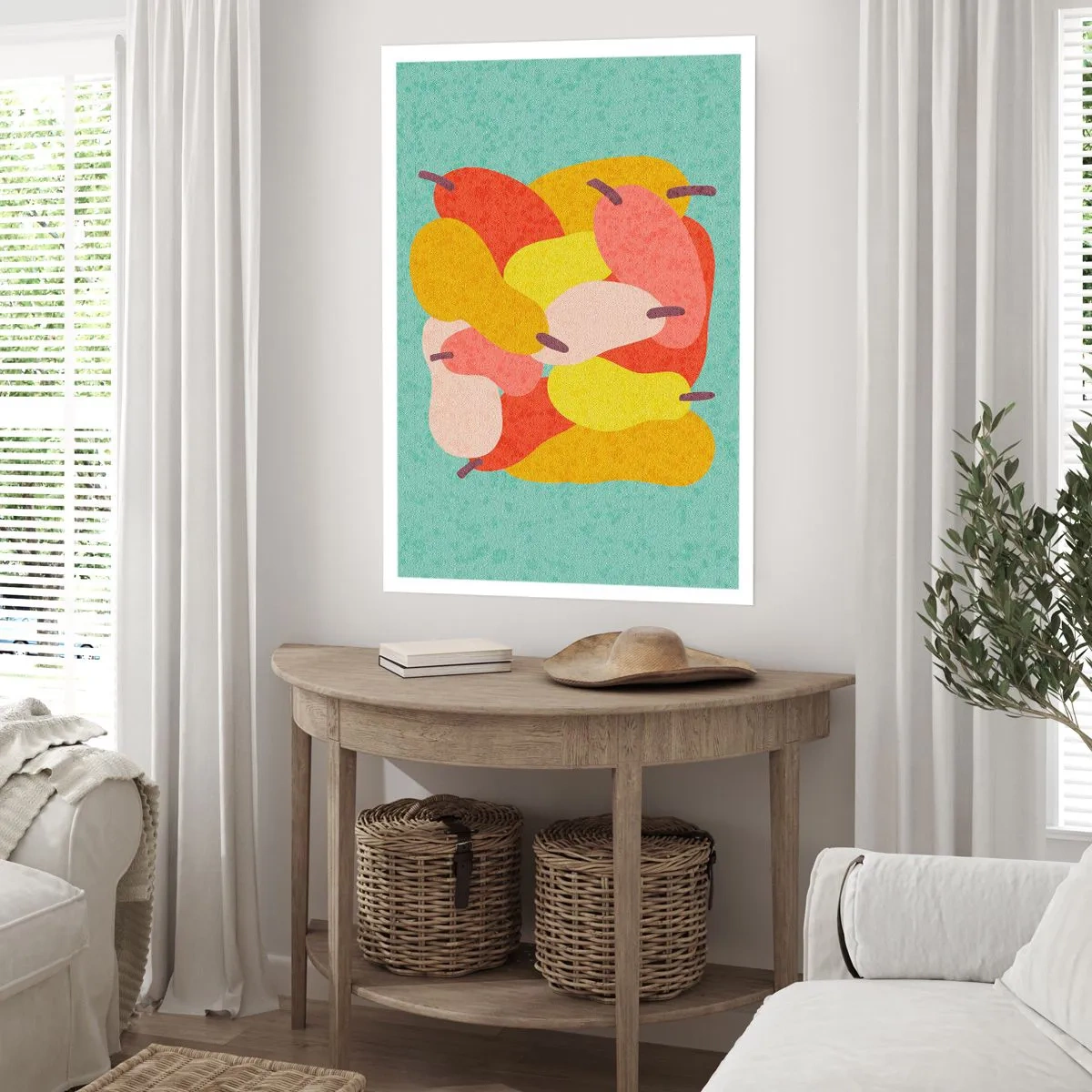 Poster - Probeer de zomerzon - 70x100 cm