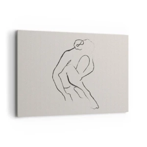 Schilderen op canvas - Intieme schets - 100x70 cm