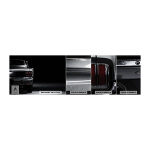 Fotobehang Monster Zelfklevend Deluxe Sticker - De charme van de klassieker - Auto, Retro, Auto - 100x30 cm